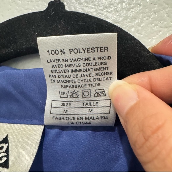 Nike ACG F.I.T Windbreaker Jacket Mens Size M Blue Full Zipper YKK ZIP Y2K - Picture 14 of 15
